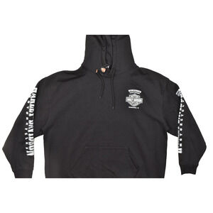 Harley-Davidson Hoodie Men 3XL Black Oconomowoc WI Graphic Sweater Bravado NEW
